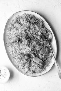 Chicken Cooker Pulao(serves one)