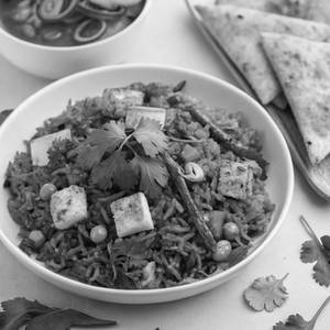Tawa Paneer Pulao