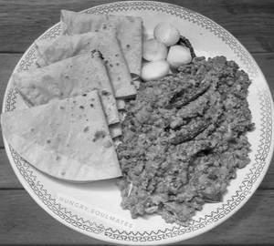 Veg Tadka And Atta Roti [4 Pieces]