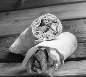 Rumali Tandoori Chicken Shawarma