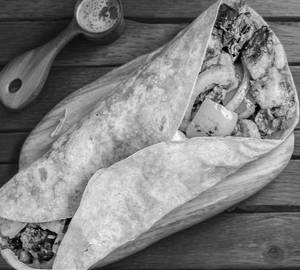 Rumali Butter Chicken Shawarma