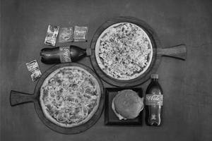 Classic Pizza Burger Combo(serves 4)