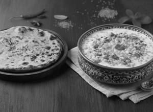 Stuffed Paratha with Raita