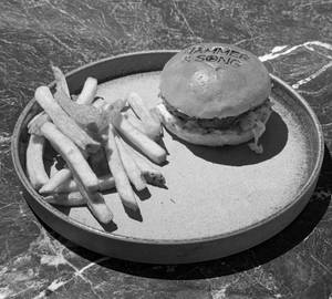 The Mutton Seekh Burger