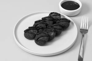 Chocolate Overload Mini Pancakes (Dark) [8 Pieces]