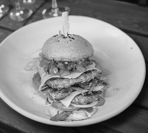 Messy burger