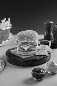 Mexican Cheese Chipotle Burger