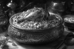 Chicken Dum Biryani [1pc Chicken+1 Egg+1 Aloo+ Raita]
