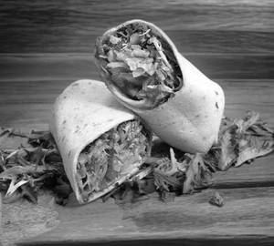 Smoked chilli chicken wrap