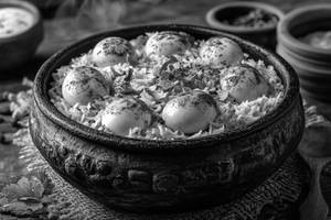 Egg Dum Biryani [1 Egg+ Aloo+ Raita]
