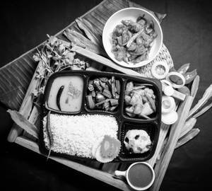 Chicken Fry Thali