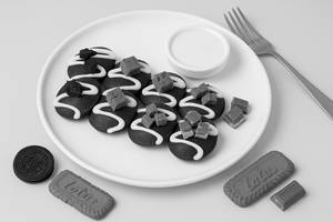 GBW Triple Cookie Mini Pancakes [8 Pieces]