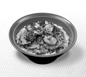 Mapo Eggplant Grilled Chicken Rice Bowl