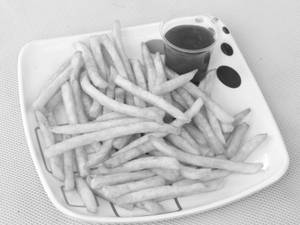 French fries  peri peri