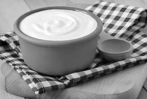 Plain curd