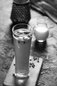 Brown cold coffee