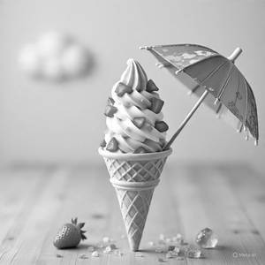 Strawberry ice cream