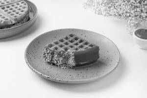Raspberry Crumble Waffle