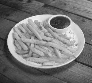 Salted french fries