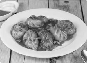 Momo Manchurian Dry