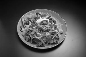 Grilled Mushroom Nachos