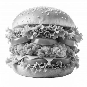 Crunchy Chicken Pops Burger