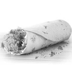 Chicken Twister roll