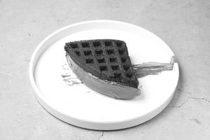 Milk Choco Overload Waffle Sandwich (half)