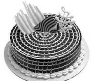 Zebra Chocolate Cake 500 Gram