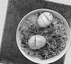 Egg biryani