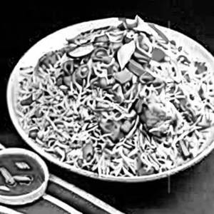 Chicken manchow fried rice