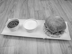 Crispy Chicken Cheese Burger
