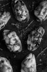 Mushroom Cheese Bruschetta