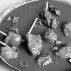 Chicken lollipop gravy
