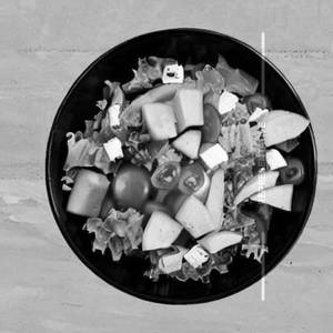Zero fat salad