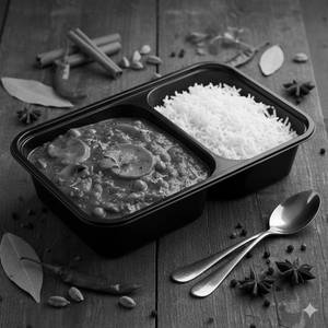 Mushroom Masala + Choose Your Own (Rice/Bread)
