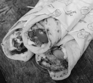 Chicken Shawarma Cheese Wrap