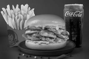 Cajun Potato Burger Combo.