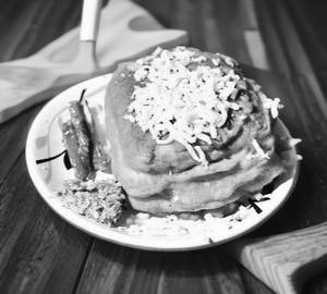 Cheesy ulta vada pav