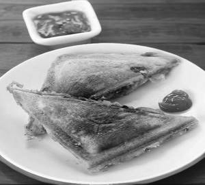 Masala toast sandwich