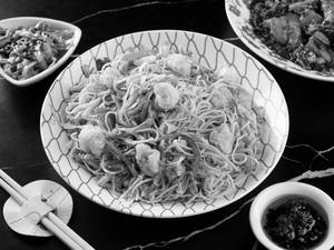Wok Tossed Noodles Prawn (Ak)