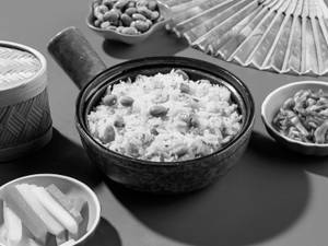 Vegetable And Edamame Fried Rice (Ak)