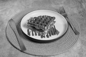 Chocolate Robusta Waffles