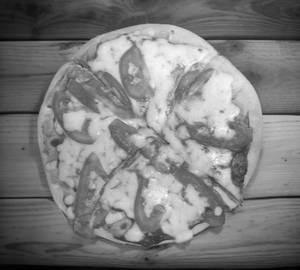 9" Inches Pizza With Mozzarella Cheese (tomato)