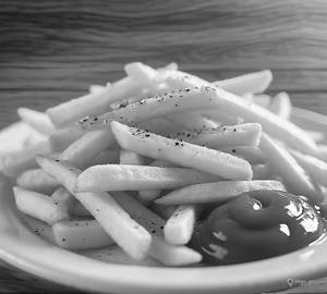 Lemon pepper french fries