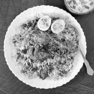 Chicken egg biryani
