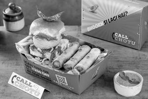 High Tea Box with Vada Pav & Spring Roll