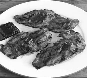 Barbeque chicken steak