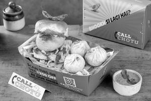High Tea Box with Vada Pav & Veg Momo