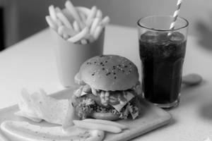 Tandoori Burger Meal